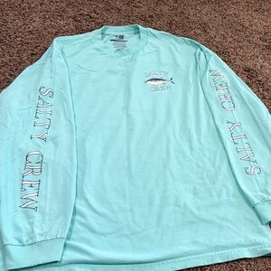 Salty Crew Men's Light Blue Long Sleeve Tee